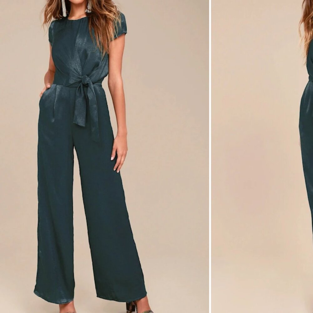 SATIN JUMPSUIT